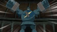 Golurk as it appears in the anime (Image via The Pokemon Company)